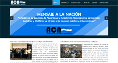 Desktop Screenshot of cienciasdenicaragua.org