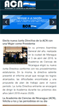 Mobile Screenshot of cienciasdenicaragua.org